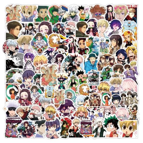 50 pcs Mélanger Jujutsu Kaisen Chasseur X Chasseur Anime Autocollants Planche À Roulettes BRICOLAGE Voiture Ordinateur Portable Vélo Cool Graffiti Autocollant Jouet D'enfant
 Fiche Technique et Prix au Maroc