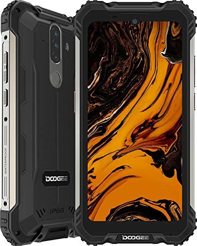 DOOGEE Telephone Portable Incassable, S58 Pro Smartphone Débloqué 4G, 5.71 Pouces, Android 10.0, 6Go+64Go, 16MP+16MP Triple Caméra, Batterie 5180mAh, Dual SIM Antichoc/Étanche/NFC/Face - Noir Fiche Technique et Prix au Maroc