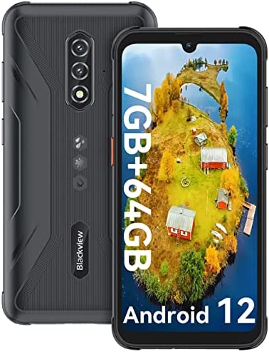 Blackview BV5200Pro Téléphone Portable Incassable Android 12 (7Go+64Go/TF-1To, Octa-Core, Écran 6.1"HD+, Panoramic Caméra 13MP+8MP, 5180mAh, Dual SIM) Smartphone Débloqué, Face ID/GPS/3 Slots/OTG/NFC Fiche Technique et Prix au Maroc