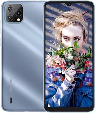 Blackview A55 Telephone Portable 4G, Smartphone Pas Cher Écran 6,53" HD+, 4780mAh, Android 11 Smartphone Debloque, 3Go RAM-SD-128GO, Caméras 8MP, Double SIM 4G+5G WiFi/Face ID/2Ans de Garantie Fiche Technique et Prix au Maroc