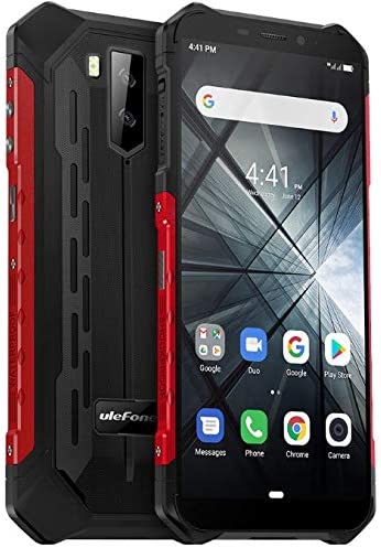 télephone Portable incassable (2019), Ulefone Armor X3 avec Mode sous-Marin, IP68 résistant Smartphone Etanche Android 9.0, Double SIM, 2 Go + 32 Go, Batterie 5000 mAh, Visage déverrouillé GPS Rouge Fiche Technique et Prix au Maroc