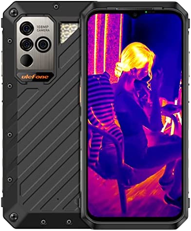 17 Go+256 Go Telephone Incassable 5G Ulefone Power Armor 18T, Caméra Thermique 108MP, Écran 6,58" 120Hz FHD+ DotDisplay, Batterie 9600mAh QI 15W Charge Sans Fil, Android 12 IP68K Smartphone Incassable Fiche Technique et Prix au Maroc