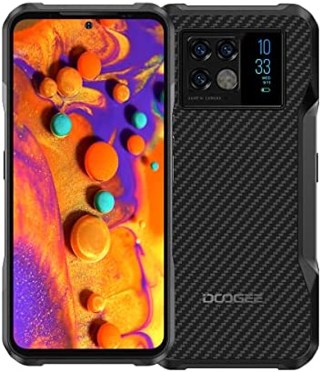 DOOGEE 5G Telephone Incassable V20, Ecran 6,4'' 2K AMOLED, Caméra Triple 64MP+Caméra Vision Nocturne 20MP, Smartphone Android 11 Etanche Antichoc, Dimension 700 Octa Core 8Go+256Go Dual SIM NFC Noir Fiche Technique et Prix au Maroc