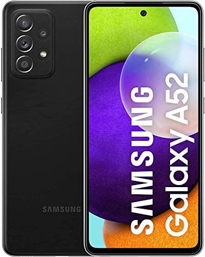 Samsung Smartphone Galaxy A52, écran FHD+Infinity-O de 6,5 pouces, 6 Go de RAM et 128 Go de mémoire interne extensible, batterie de 4 500 mAh et chargement ultra-rapide noir Fiche Technique et Prix au Maroc