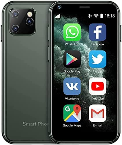 Hipipooo Super Petit Mini Smartphone 3G Double SIM téléphone Portable 1GB RAM 8GB ROM Android 6.0 débloqué Enfants téléphone Poche téléphone Portable Fiche Technique et Prix au Maroc