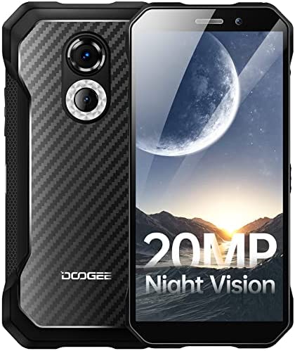 DOOGEE S61 Telephone Portable Incassable 2022, 6Go+64Go, 20MP Vision Nocturne Caméra, 6.0" Téléphones Incassable Android 12, 5180mAh Smartphones, IP68/69K Smartphone Étanche, 4G Dual SIM/Octa Core/NFC Fiche Technique et Prix au Maroc