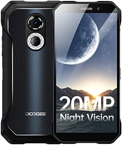 DOOGEE S61 Telephone Portable Incassable 2022, 6Go+64Go, 20MP Vision Nocturne Caméra, 6.0" Téléphones Incassable Android 12, 5180mAh Smartphones, IP68/69K Smartphone Étanche, 4G Dual SIM/Octa Core/NFC Fiche Technique et Prix au Maroc