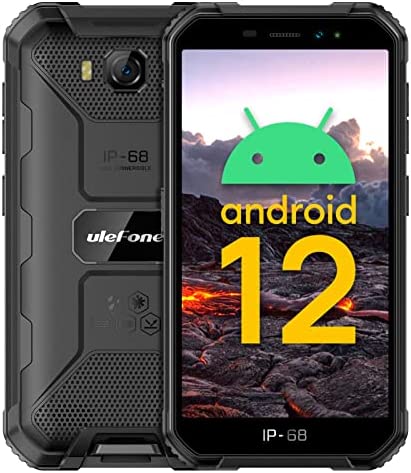 Ulefone Telephona Portable Incassable 4G, Armor X6 Pro 4Go+32Go Android 12 Écran 5.0 HD+, 4000mAh, 5G WiFi Double SIM Nano Face ID Smartphone Pac Cher Incasssable Mode Gant (Noir) Fiche Technique et Prix au Maroc