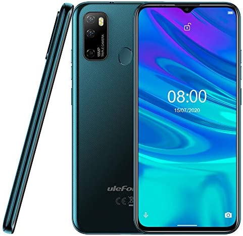 Android 10 Téléphone 4G Ulefone Note 9P, 6,52’’ Smartphone 16MP Quatre Caméras, Octa-Core 4Go+64Go, 3 Emplacements pour Carte, 4500mAh Batterie OTG, Identifiant du Visage + Empreinte Digitale Vert Fiche Technique et Prix au Maroc