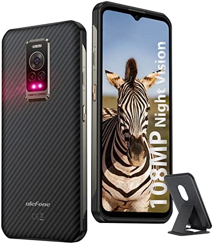 Ulefone Armor 17 Pro Téléphone Portable Incassable, Smartphone Incassable 4G, 13Go+256Go, 108MP+16MP+8MP Vision Nocturne, Android 12, 6'58" FHD, 5380 mAh/66W, IP68 Telephone Antichoc, Dual SIM/NFC/OTG Fiche Technique et Prix au Maroc