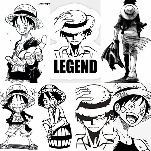 7 stikers plastifiè  (10cm/ 5cm) One Piece Luffy Poster Anime Japonais noir
 Fiche Technique et Prix au Maroc
