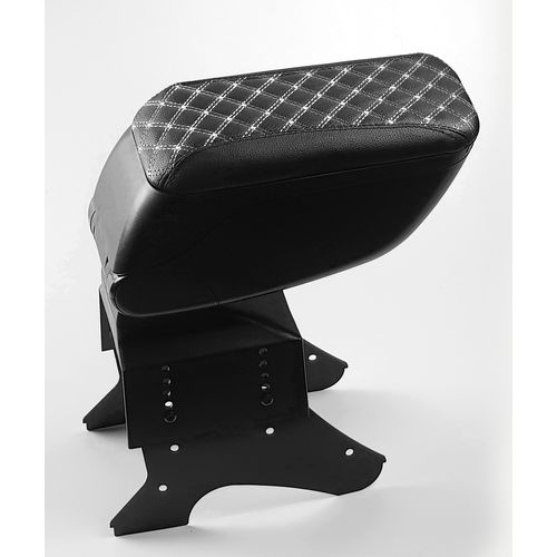 Accoudoir universal noir avec motif blanc coulissant (adaptable)
 Fiche Technique et Prix au Maroc