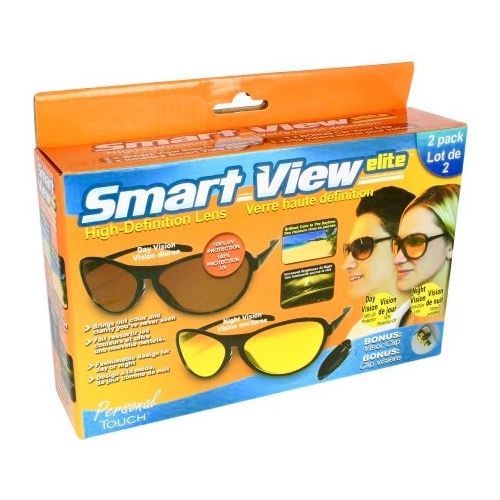 As Seen On Tv Smart View Pack de 2 Lunettes pour vision nocturne et du jour
 Fiche Technique et Prix au Maroc