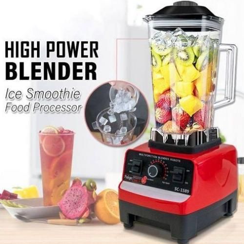 Blender Ultra Puissant 3000W, Mixeur de 15 Vitesses,Concasseur de Glace -Bol incassable de 2L & lame à 6 têtes
 Fiche Technique et Prix au Maroc