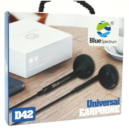 Blue Spectrum Écouteurs Original Bass Stéréo pour musique et appels Jack - NOIR
 Fiche Technique et Prix au Maroc