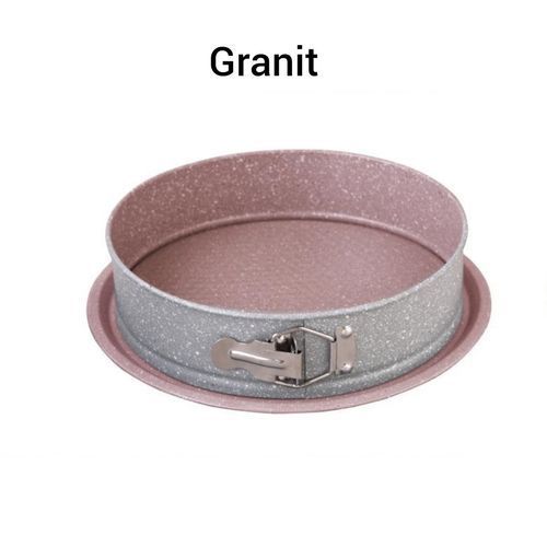 Bonomi moule à cake en GRANIT Rond : 26cm x 6.8cm + Anti-adhésif + Fond amovible
 Fiche Technique et Prix au Maroc