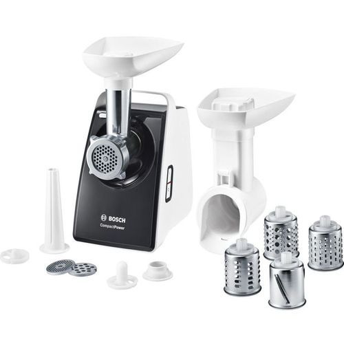 Bosch Blender Hachoir à viande et légumes; CompactPower +10 fonctions ;1600W ;1,9 kg/mn;MFW3640A
 Fiche Technique et Prix au Maroc