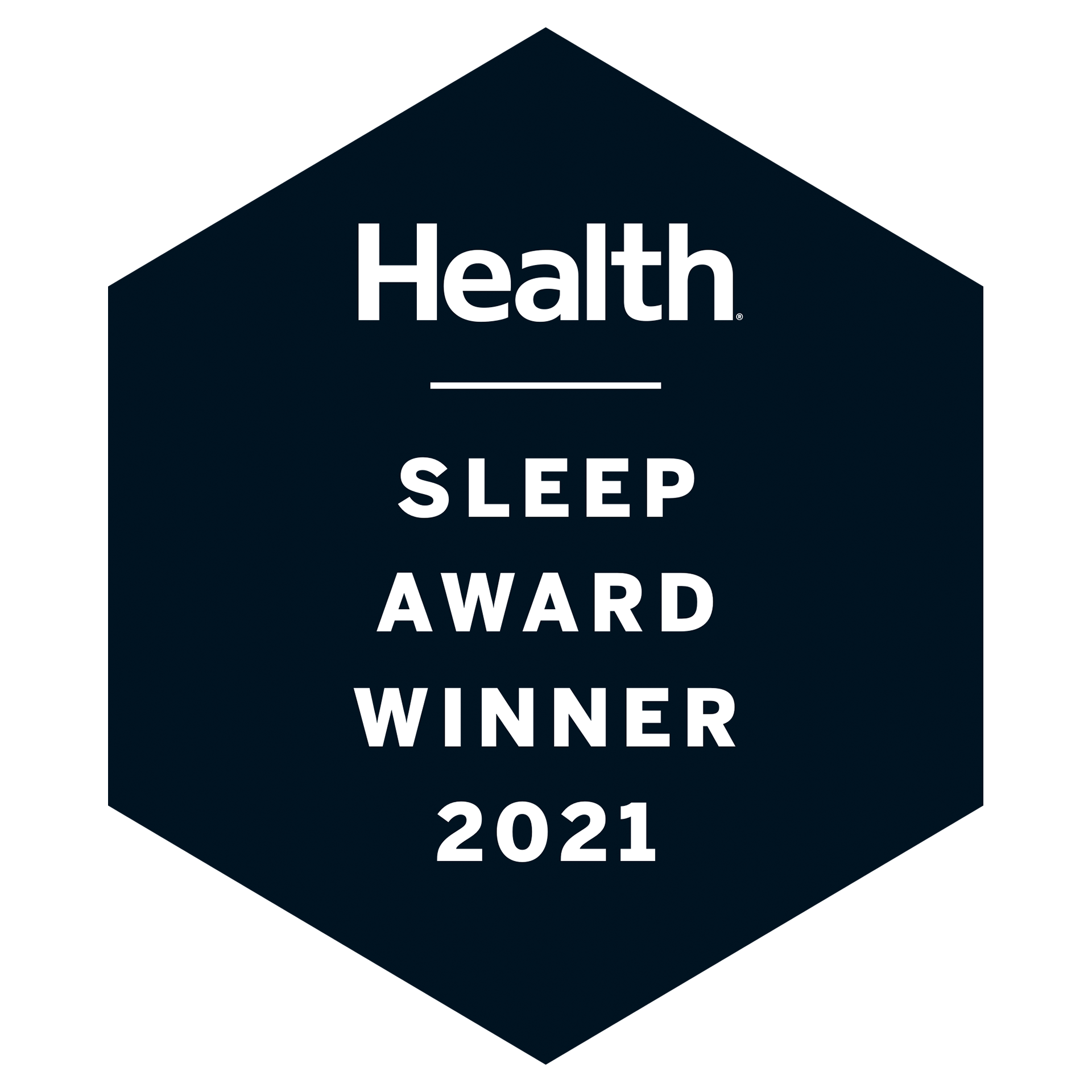 Gagnant du prix du sommeil du magazine Health 2021