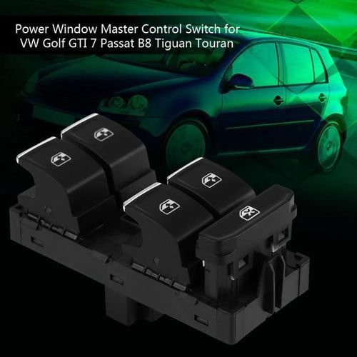 Bouton interrupteur Lève Vitre Commande  VW Golf GTI 7 Passat B8 Tiguan Touran
 Fiche Technique et Prix au Maroc