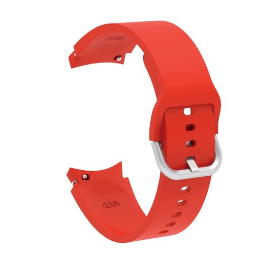 Bracelet de rechange en silicone 20mm Rouge pour Samsung Galaxy Watch 4 40/44mm / Watch 4 Classic 42/46mm
 Fiche Technique et Prix au Maroc