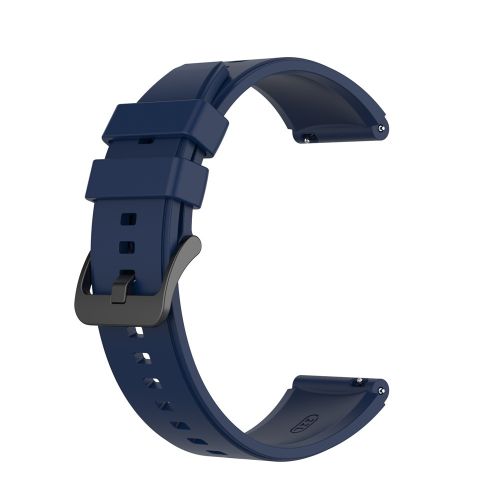 Bracelet de rechange en silicone 22mm Bleu Marine Pour Huawei Watch GT3 46mm, GT 2 GT2 Pro
 Fiche Technique et Prix au Maroc