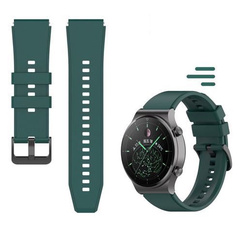 Bracelet de rechange en silicone 22mm Vert Pour Huawei Watch GT3 46mm, GT 2 GT2 Pro
 Fiche Technique et Prix au Maroc