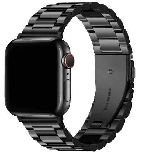Bracelet pour apple watch,iWatch,Noir,Acier inoxydable,Remplacement de LUXE - 42,44,45mm
 Fiche Technique et Prix au Maroc