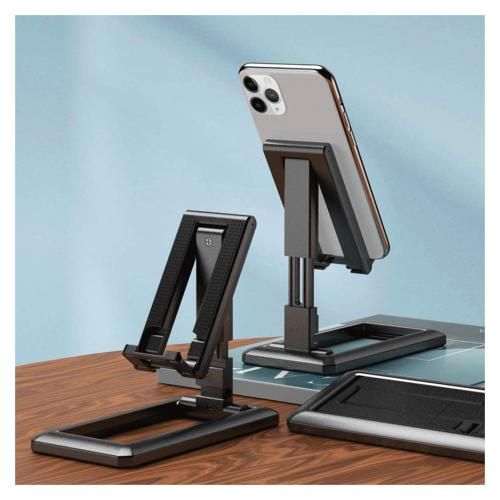 Bureau Téléphone. Support de téléphone Portable de Bureau Support de Berceau de Support Pliable pour téléphone Portable Noir
 Fiche Technique et Prix au Maroc