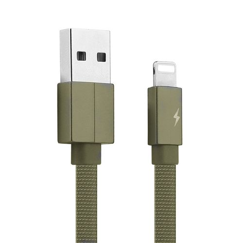 Cable Iphone USB lighting Chargeur Rapide 2.4A Nylon Tressé pour Iphone 12/11/10 Vert
 Fiche Technique et Prix au Maroc
