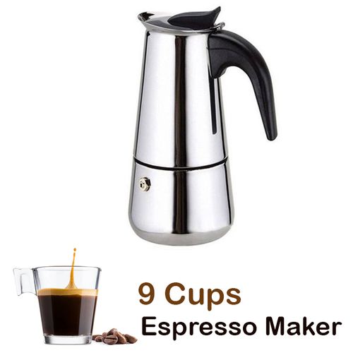 Cafetière à Expresso Cafetière Italienne en Acier Inoxydable Espresso Maker
 Fiche Technique et Prix au Maroc