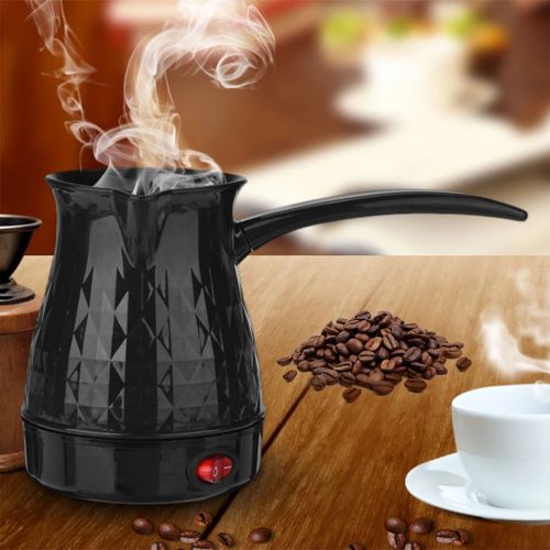 Cafetière électrique 600W et 500ml, appareil à expresso Portable noir
 Fiche Technique et Prix au Maroc