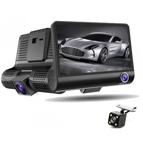 Caméra Voiture Avec 3 Caméra (de face / à l'intérieur / arrière)
 Fiche Technique et Prix au Maroc