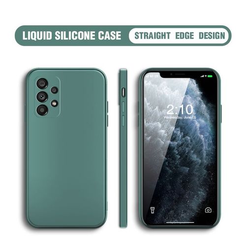 Case Samsung A13 Coque Square Silicone vert foncé
 Fiche Technique et Prix au Maroc
