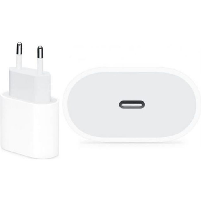 Chargeur Adaptateur secteur USB-C 18W Blanc compatible Pour iPhone 11 Pro  Max - Marque Yuan Yuan - Prix pas cher - Cdiscount