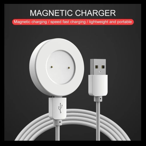 Chargeur de montre intelligente pour Huawei GT/GT2 1m, socle de Charge magnétique avec câble USB
 Fiche Technique et Prix au Maroc