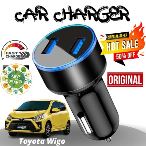 Chargeur de voiture rapide d'origine double Usb avec sticker
 Fiche Technique et Prix au Maroc