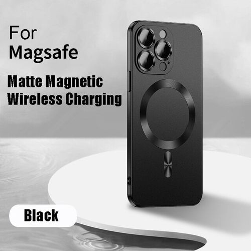 Coque magsafe pour Iphone 14 pro Max protége camera Noir Haute Qualité
 Fiche Technique et Prix au Maroc