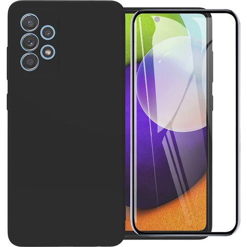 Coque pour Samsung A32 avec Ceramics Protecteur trempé,Anti-Scratch Étui Silicone TPU Case Cover pour Samsung A32-Noir
 Fiche Technique et Prix au Maroc