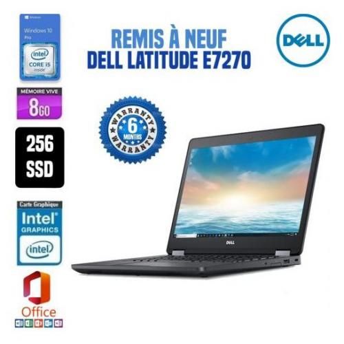 DELL Pc Portable Latitude E7270 i5-6300u 8Go RAM - 256Go SSD - Remis à neuf
 Fiche Technique et Prix au Maroc
