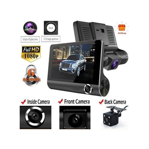 Dash Cam DVR 3 Caméra Enregistreur Vidéo Car Full Hd 1080 p
 Fiche Technique et Prix au Maroc