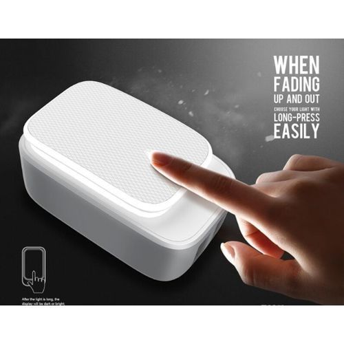 Digitplus Chargeur Rapide 2 Ports avec Ampoule LED Touche - Micro - blanc
 Fiche Technique et Prix au Maroc