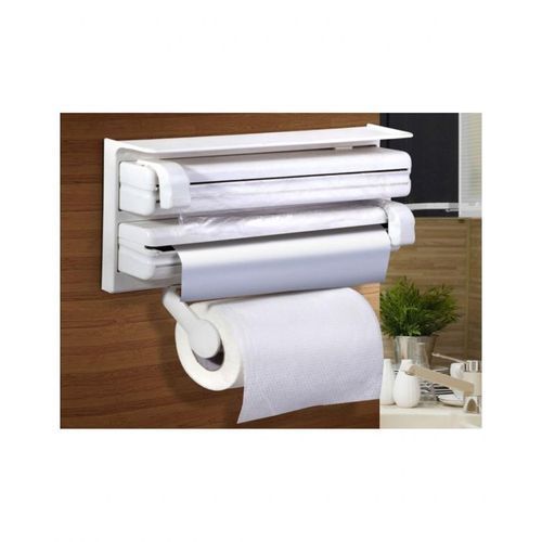 Distributeur de rouleau de cuisine triple 3 en 1.
 Fiche Technique et Prix au Maroc