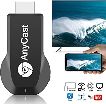 Amazon.com: Tsemy Anycast HDMI Wireless Display Adapter WiFi 1080P Mobile  Screen Mirroring Receiver Dongle to TV/Projector Receiver Support Android  Mac iOS Windows: Electronics