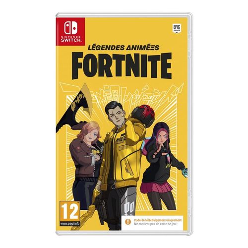 Epic Games Code in a Box Fortnite Légendes Animées Nintendo switch
 Fiche Technique et Prix au Maroc