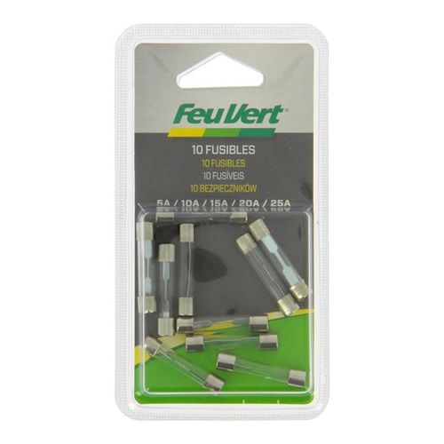 Feu Vert 10 Fusible verre 5->25A
 Fiche Technique et Prix au Maroc