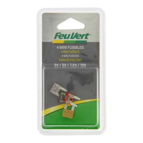 Feu Vert 4 Fusible mini 3/5/7,5/10A
 Fiche Technique et Prix au Maroc