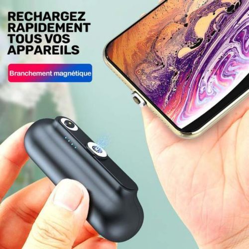 Garas Mini chargeur magnétique chargeur de batterie Micro USB
 Fiche Technique et Prix au Maroc