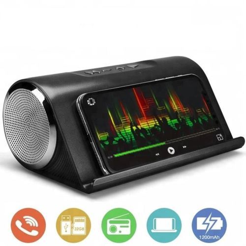 Haut-parleur Subwoofer Support de téléphone portable LP-V9 Haut-parleur sans fil Bonne basse
 Fiche Technique et Prix au Maroc