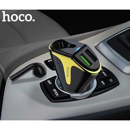 Hoco Wireless Headset car charer E47  2 in 1 Dual USB Port Car Charger
 Fiche Technique et Prix au Maroc
