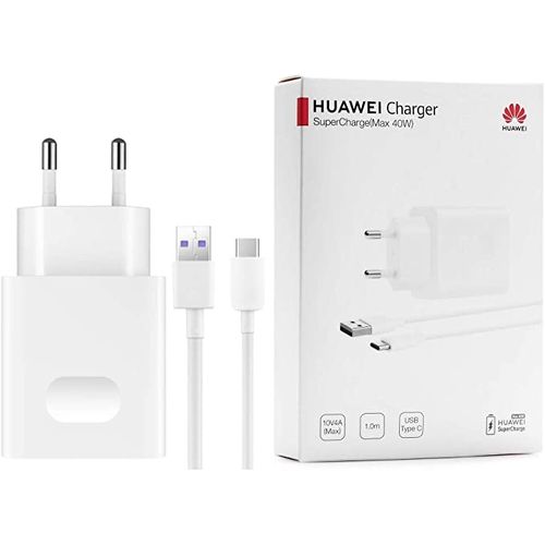 Huawei Chargeur 40W Charge Turbo charge rapide Avec Cable type-c
 Fiche Technique et Prix au Maroc
